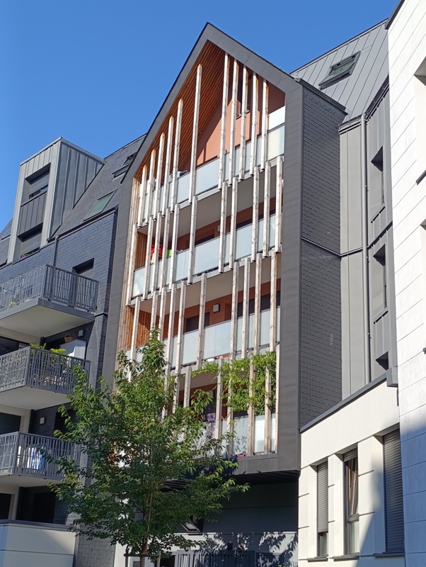 Crédit photo : cerema Immeuble contemporain